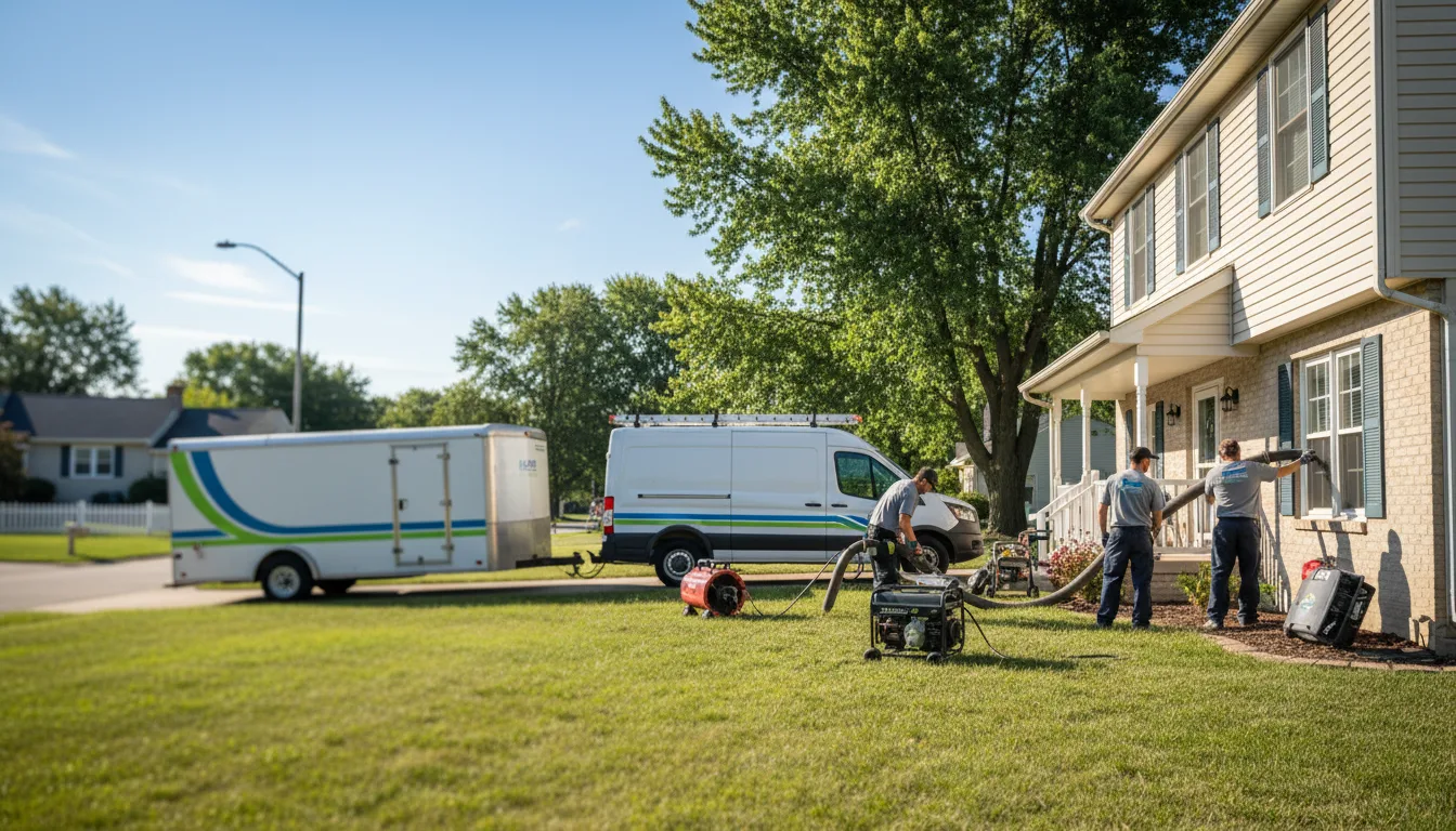 Flooded Basement Restoration And Cleanup With Repair in Trenary, MI near me
